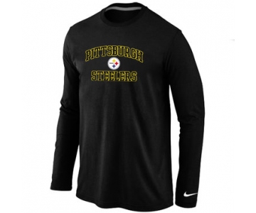 Nike Pittsburgh Steelers Heart & Soul Long Sleeve T-Shirt Black