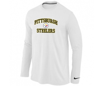 Nike Pittsburgh Steelers Heart & Soul Long Sleeve T-Shirt White