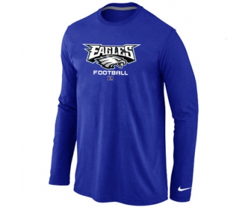 Nike Philadelphia Eagles Critical Victory Long Sleeve T-Shirt Blue