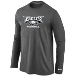 Nike Philadelphia Eagles Critical Victory Long Sleeve T-Shirt D.Grey