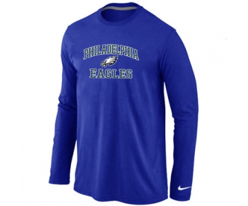 Nike Philadelphia Eagles Heart & Soul Long Sleeve T-Shirt Blue