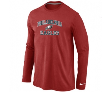 Nike Philadelphia Eagles Heart & Soul Long Sleeve T-Shirt RED