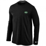 New York Jets Logo Long Sleeve T-Shirt Black