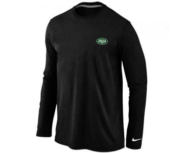 New York Jets Logo Long Sleeve T-Shirt Black