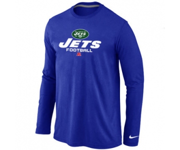 Nike New York Jets Critical Victory Long Sleeve T-Shirt Blue