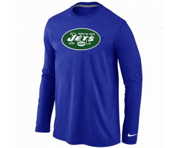 Nike New York Jets Logo Long Sleeve T-Shirt BLUE