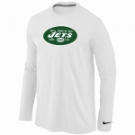 Nike New York Jets Logo Long Sleeve T-Shirt WHITE