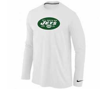 Nike New York Jets Logo Long Sleeve T-Shirt WHITE