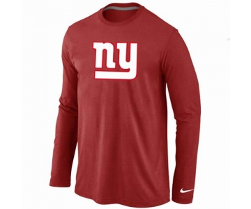 Nike New York Giants Logo Long Sleeve T-Shirt RED