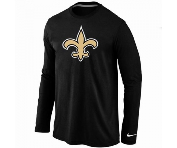Nike New Orleans Saints Logo Long Sleeve T-Shirt black