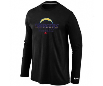 Nike San Diego Chargers Critical Victory Long Sleeve T-Shirt Black