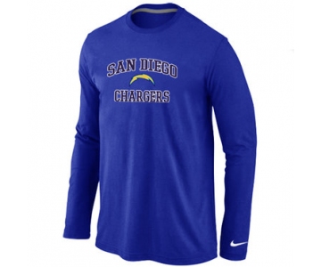 Nike San Diego Chargers Heart & Soul Long Sleeve T-Shirt Blue