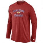 Nike San Diego Chargers Heart & Soul Long Sleeve T-Shirt RED