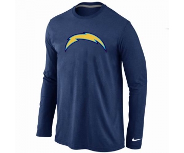 Nike San Diego Chargers Logo Long Sleeve T-Shirt D.Blue