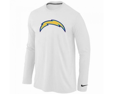 Nike San Diego Chargers Logo Long Sleeve T-Shirt WHITE