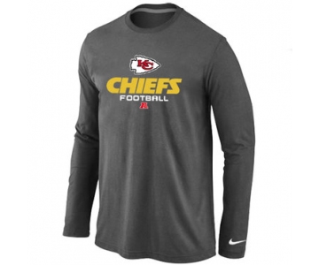 Nike Kansas City Chiefs Critical VictoryLong Sleeve T-Shirt D.Grey