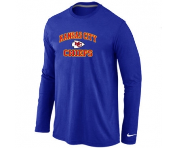 Nike Kansas City Chiefs Heart & Soul Long Sleeve T-Shirt Blue