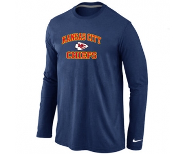 Nike Kansas City Chiefs Heart & Soul Long Sleeve T-Shirt D.Blue