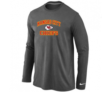 Nike Kansas City Chiefs Heart & Soul Long Sleeve T-Shirt D.Grey