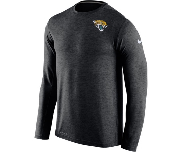 Nike Jacksonville Jaguars Black Dri-Fit Touch Long Sleeve Performance Men's T-Shirt