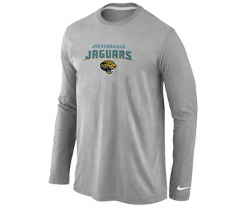 Nike Jacksonville Jaguars Heart & Soul Long Sleeve T-Shirt Grey