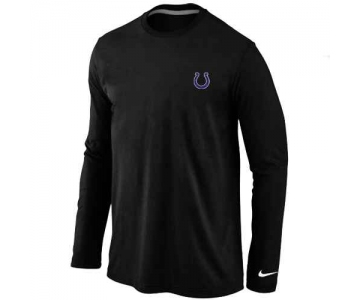 Indianapolis Colts Logo Long Sleeve T-Shirt Black