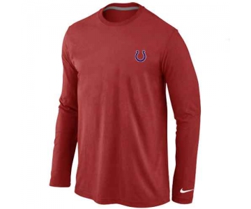 Indianapolis Colts Logo Long Sleeve T-Shirt Red