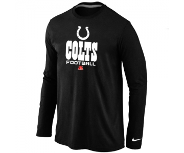 Nike Indianapolis Colts Critical Victory Long Sleeve T-Shirt Black