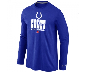 Nike Indianapolis Colts Critical Victory Long Sleeve T-Shirt Blue