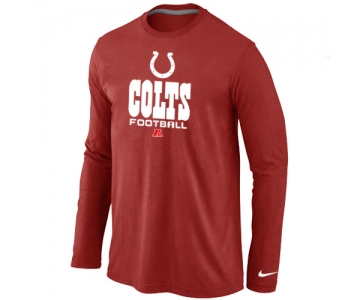 Nike Indianapolis Colts Critical Victory Long Sleeve T-Shirt Red
