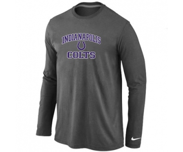 Nike Indianapolis Colts Heart & Soul Long Sleeve T-Shirt D.Grey