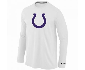 Nike Indianapolis Colts Logo Long Sleeve T-Shirt WHITE