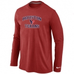 Nike Houston Texans Heart & Soul Long Sleeve T-Shirt RED