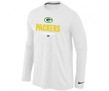 Nike Green Bay Packers Critical Victory Long Sleeve T-Shirt White