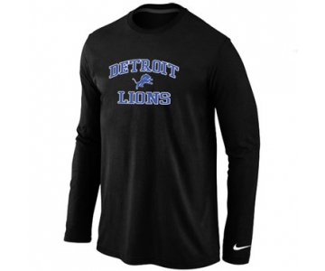 Nike Detroit Lions Heart & Soul Long Sleeve T-Shirt Black