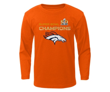 Nike Denver Broncos Orange Long Sleeve Men's T-Shirt