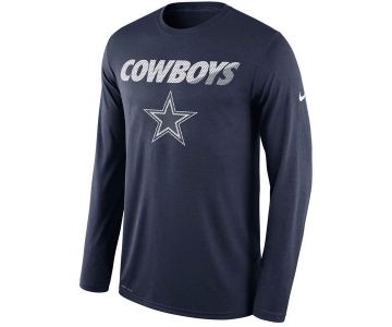 Nike Dallas Cowboys Blue Long Sleeve Men's T-Shirt