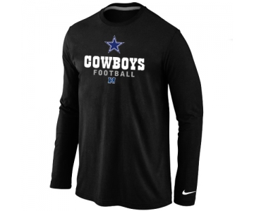 Nike Dallas Cowboys Critical Victory Long Sleeve T-Shirt Black