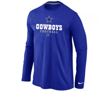 Nike Dallas Cowboys Critical Victory Long Sleeve T-Shirt Blue