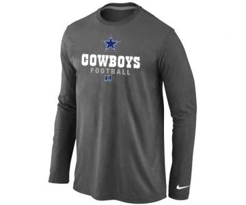 Nike Dallas Cowboys Critical Victory Long Sleeve T-Shirt D.Grey