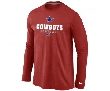 Nike Dallas Cowboys Critical Victory Long Sleeve T-Shirt Red