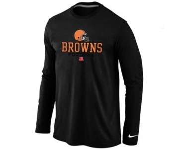 Nike Cleveland Browns Critical Victory Long Sleeve T-Shirt Black