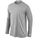 Chicago Bears Logo Long Sleeve T-Shirt Grey