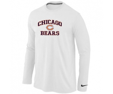 Nike Chicago Bears Heart & Soul Long Sleeve T-Shirt White