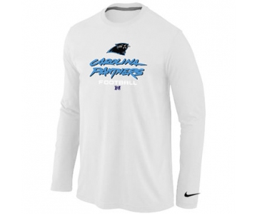 Nike Carolina Panthers Critical Victory Long Sleeve T-Shirt White