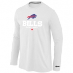 Nike Buffalo Bills Critical Victory Long Sleeve T-Shirt White