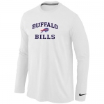 Nike Buffalo Bills Heart White Long Sleeve T-Shirt