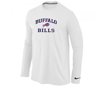 Nike Buffalo Bills Heart White Long Sleeve T-Shirt