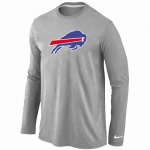 Nike Buffalo BillsLogo Long Sleeve T-Shirt Grey