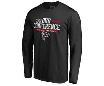 Atlanta Falcons Our Conference 2016 NFC Champions Black Men's Long Sleeve T-Shirt